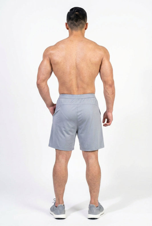 Jed North Men's Performance Air-Tech Athletic Shorts - Gray