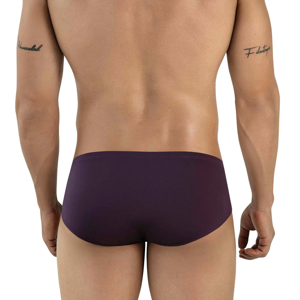 Purple metroMalewear mojito bikini briefs with smooth form-fitting design ideal for comfortable daily wear
