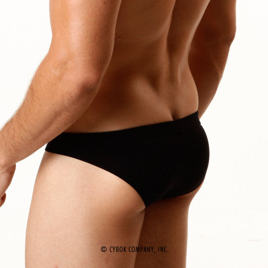 MetroMaleWear modern brief black 4003-20 smooth form-fitting black briefs designed for comfort and style