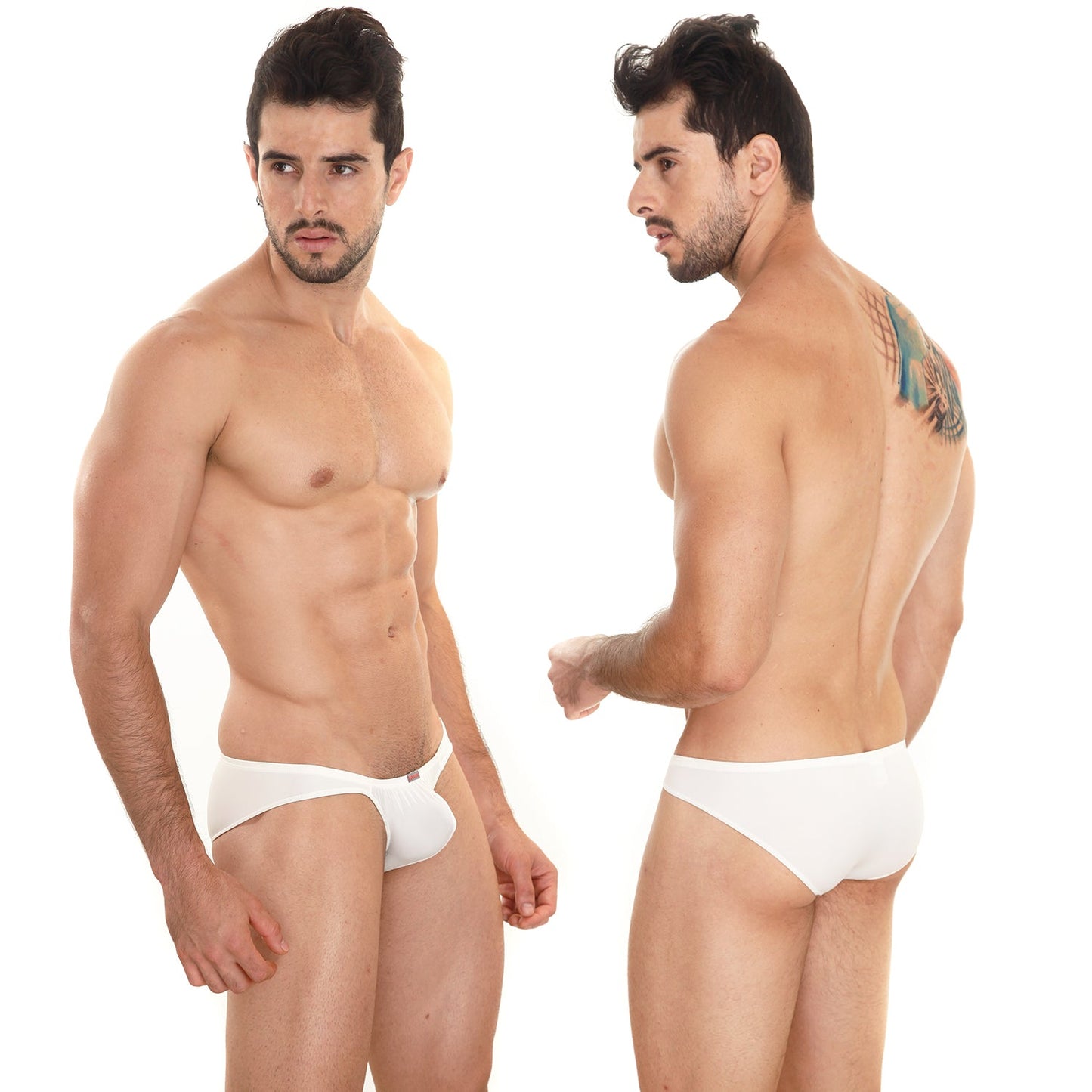 White mens briefs metro male wear minimo hip brief white 2006-00 with sleek minimalist design