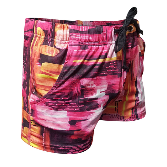 Kineo Men's Fuschia Swim Trunk