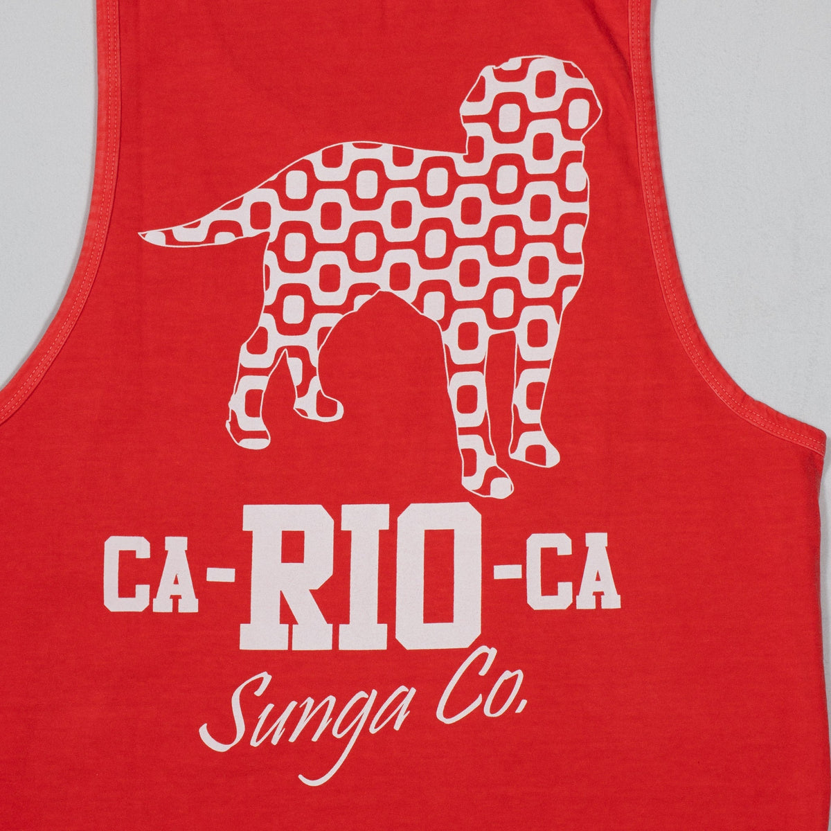 CA-RIO-CA LOGOTIPO RED Tank - Men's tank top