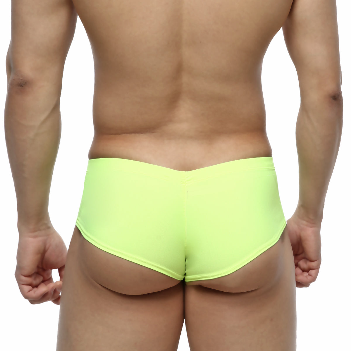 Bright neon green briefs by MetroMaleWear featuring a smooth form-fitting design ideal for active wear