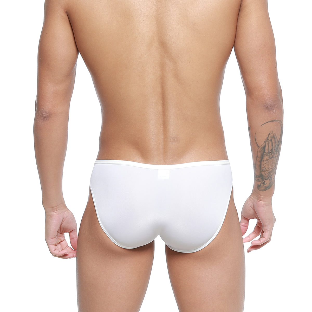 MetroMaleWear arc bikini white 2206-01 white briefs with a smooth form-fitting design for comfortable wear