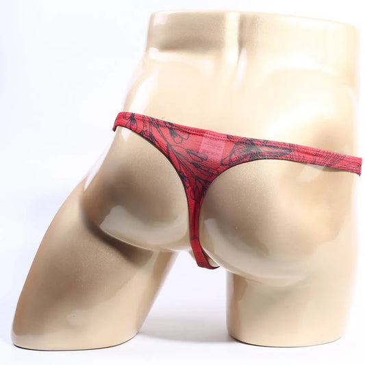 MetroMaleWear (M2W) String pour homme Mindle Rouge 2302-M22