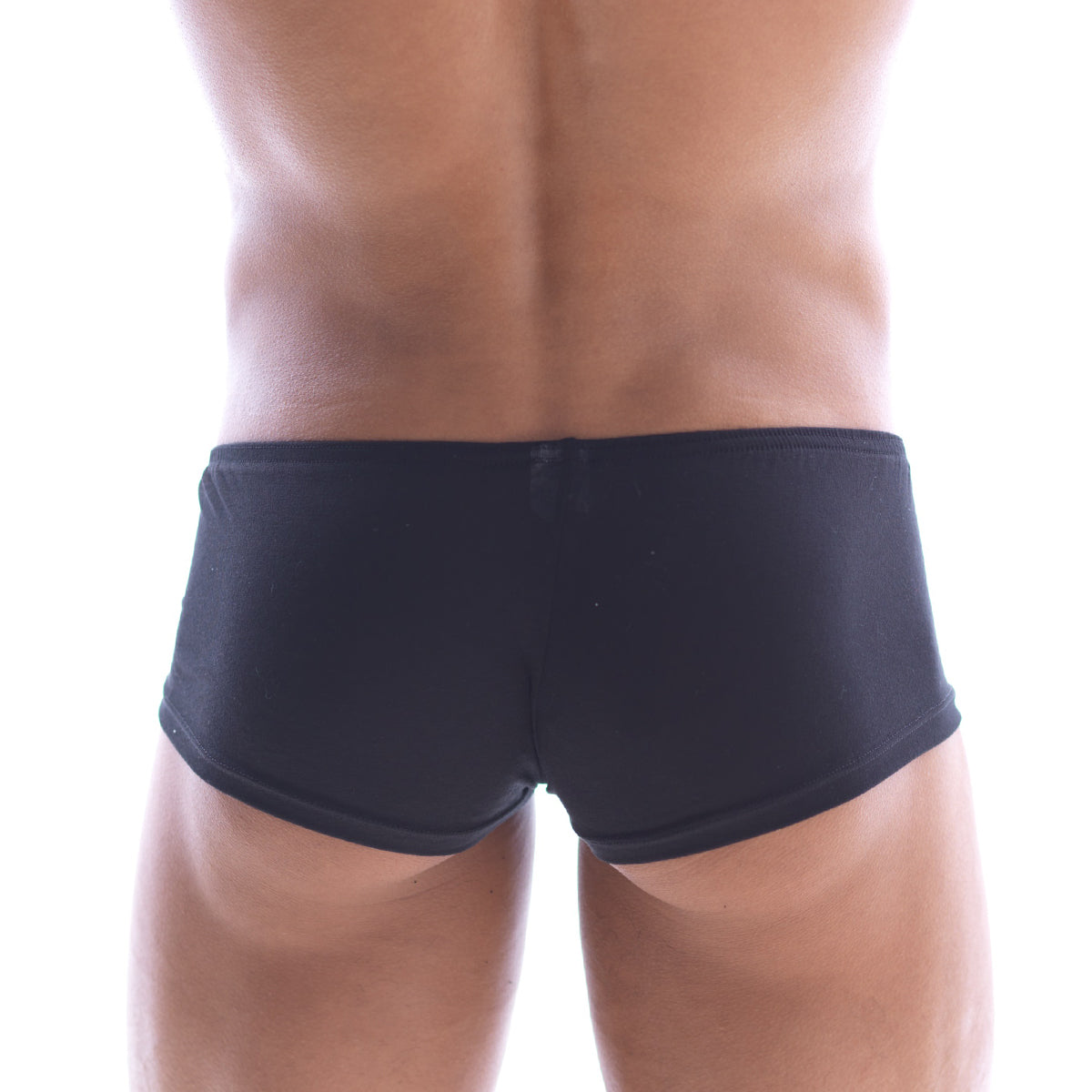 MetroMalewear bosillo short boxer black 3014-20 black form-fitting swim trunks with smooth stretchy fabric and snug fit