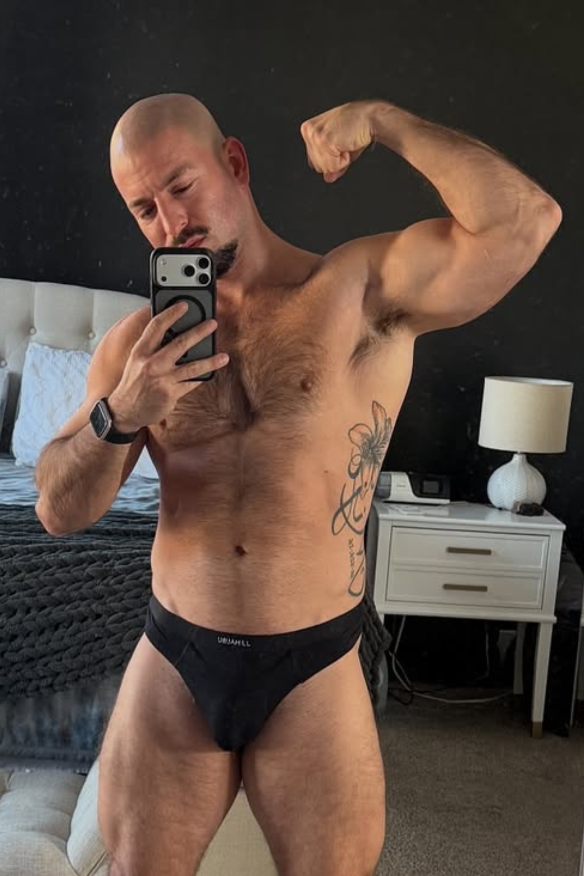 JJ Malibu Men's Premium Modal Athletic Thong - Noir