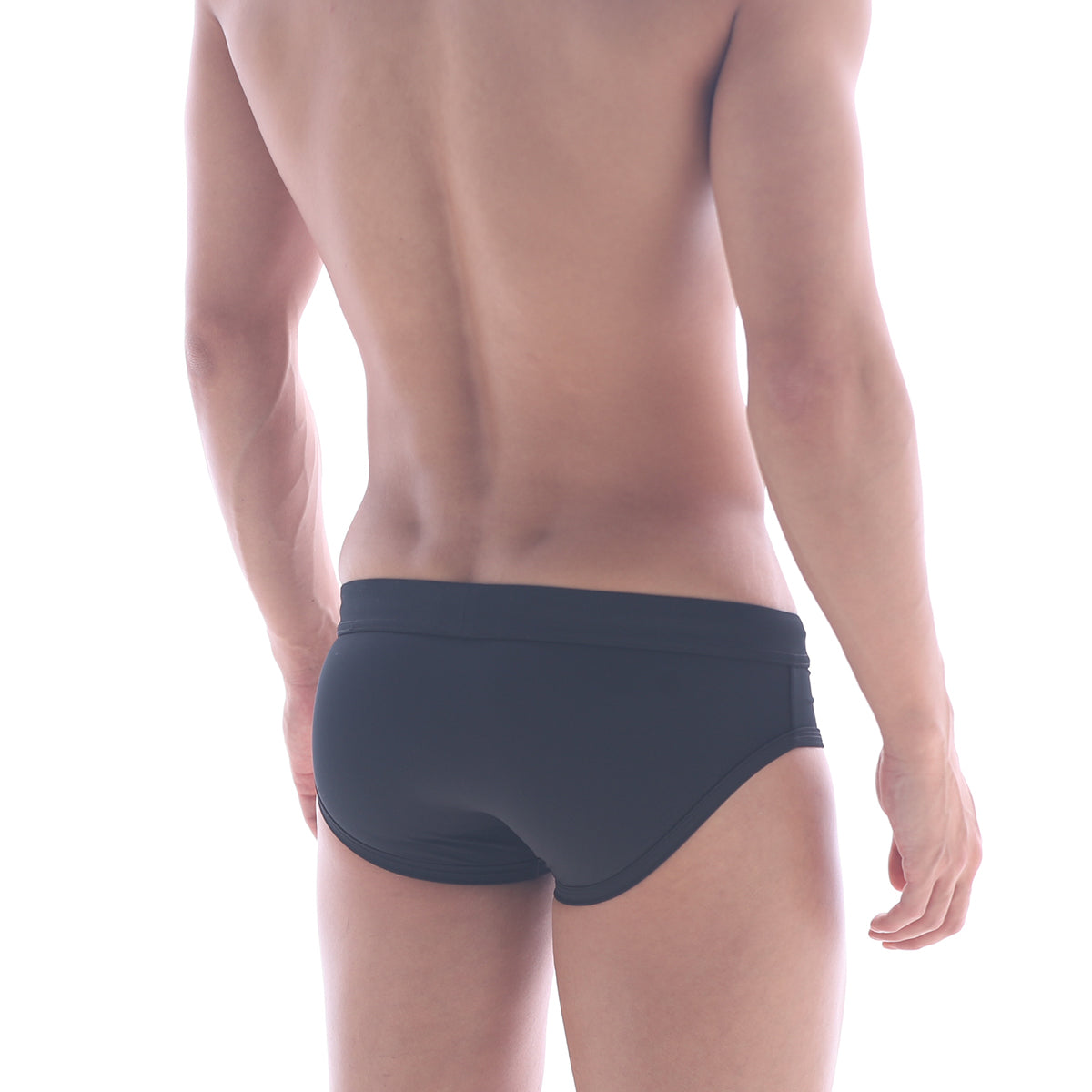 MetroMalewear europa swim brief black 4924-32 featuring smooth form-fitting black briefs for comfortable swimwear use