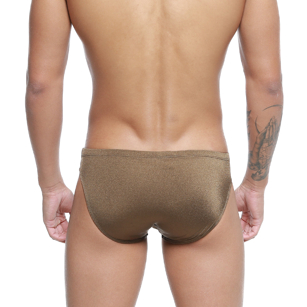 Bronze metallic textured swim briefs from metromalewear hunter swim brief olive 4977 23 collection