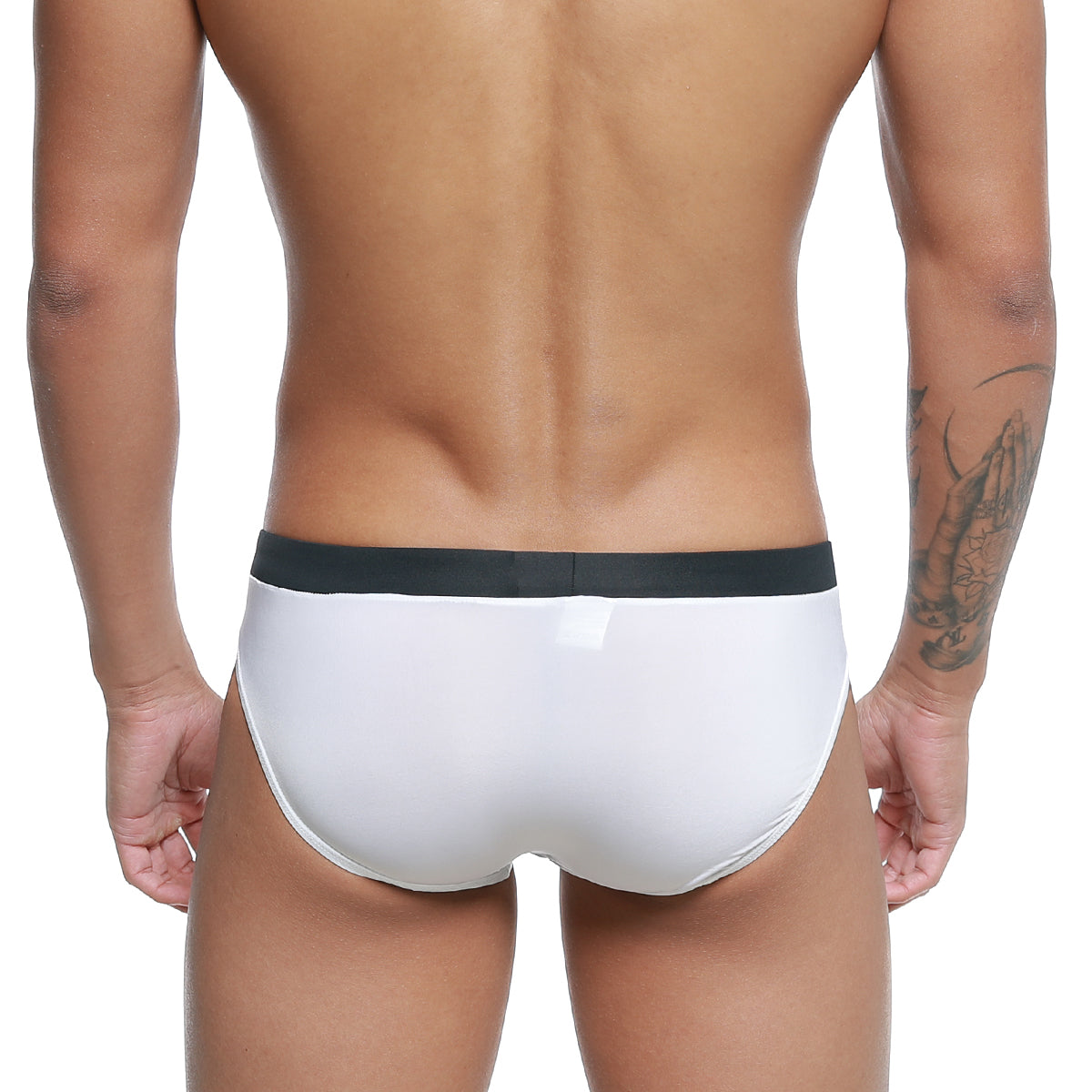 MetroMaleWear Cebolla bikini white briefs with black waistband featuring soft breathable fabric for daily comfort