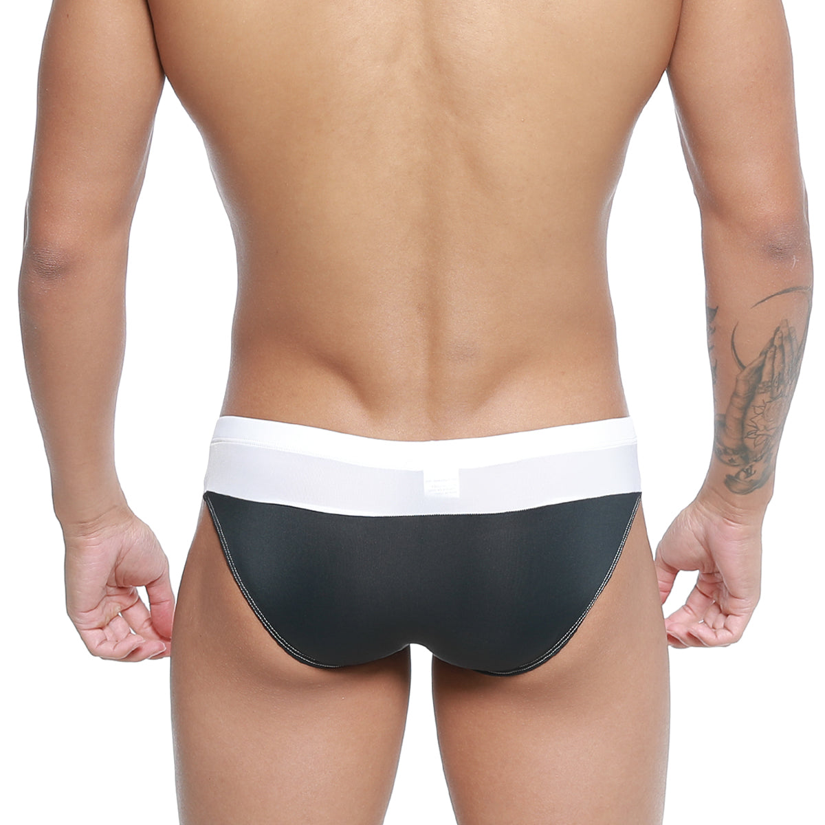 MetroMalewear colina bikini white 5144-00 sleek modern black and white briefs with comfortable fabric and stylish design