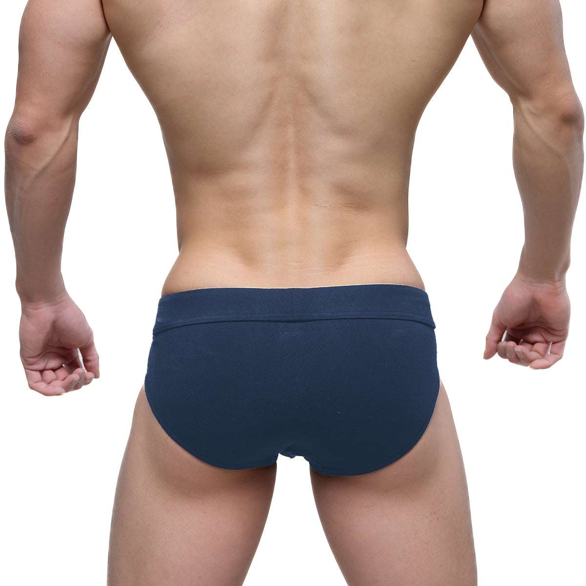 Navy blue metro male wear deseo brief 5503-28 with a smooth fitted design for comfortable everyday wear