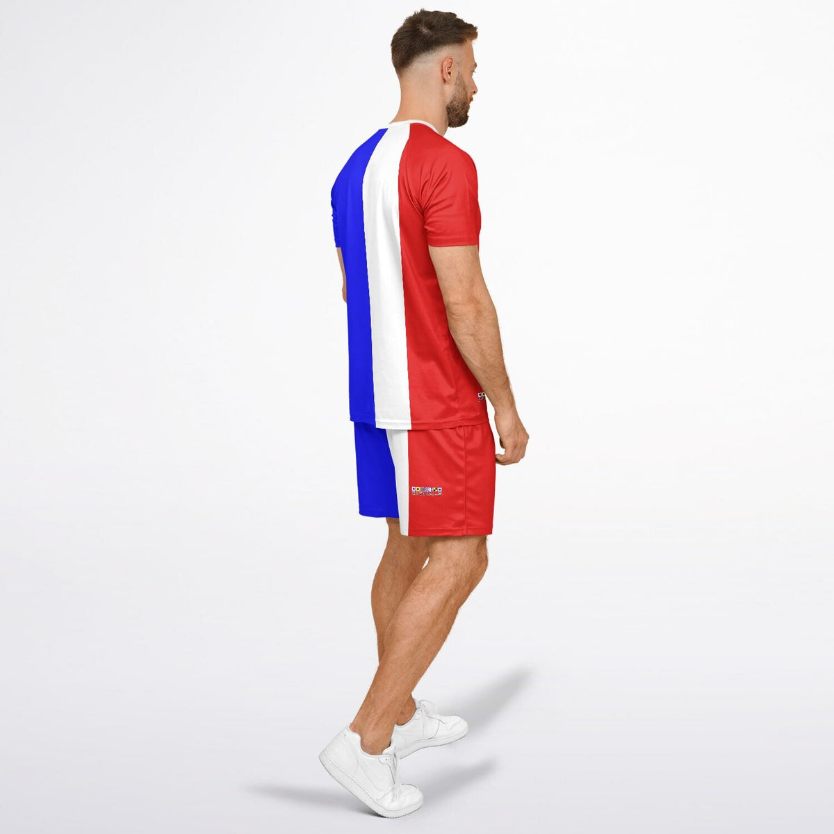 Maris Equi Men's Signals "THREE" Nautical Inspired Shorts And Top Set