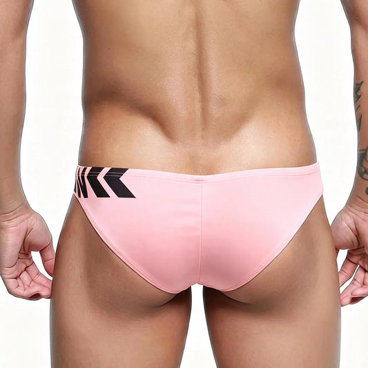 Bikini pour homme Revolucion MetroMaleWear (M2W) Rose 6605-02