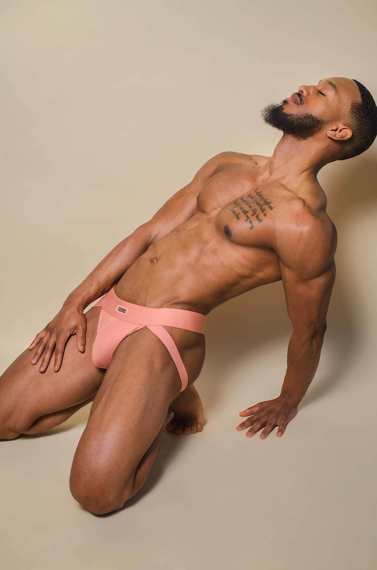 Adonis by Kyhry Men's Peach Cream Jockstrap