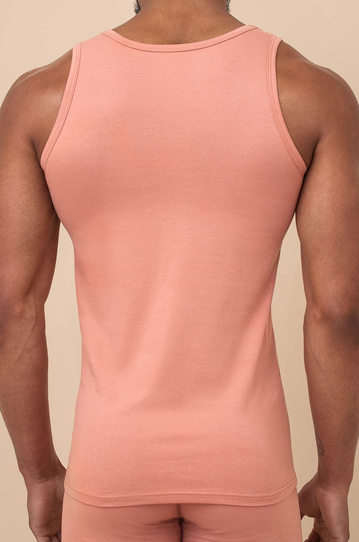Adonis by Kyhry Men's Peach Cream Tank