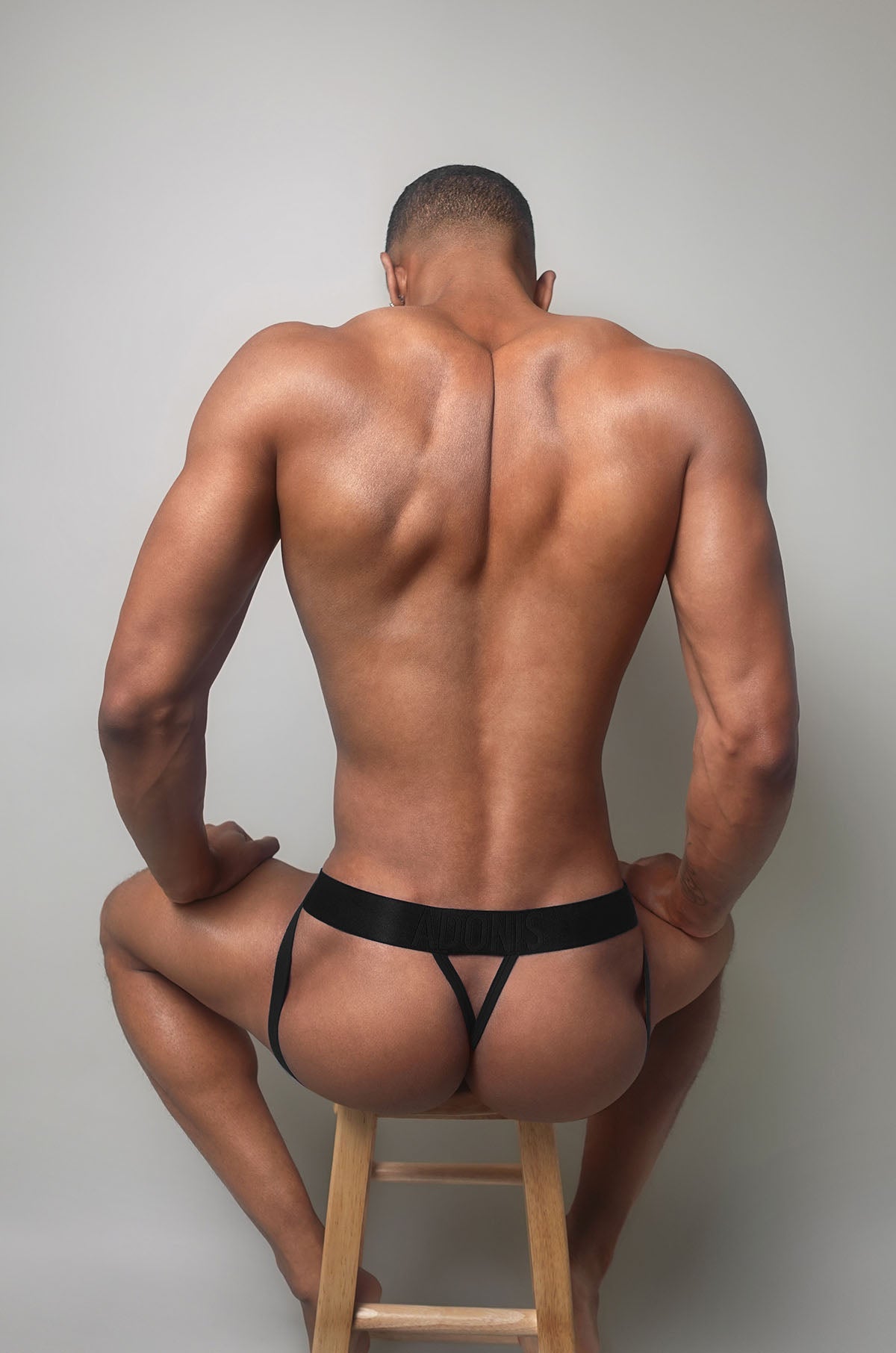 Adonis by Kyhry Men's Black Caviar After Hours Jock