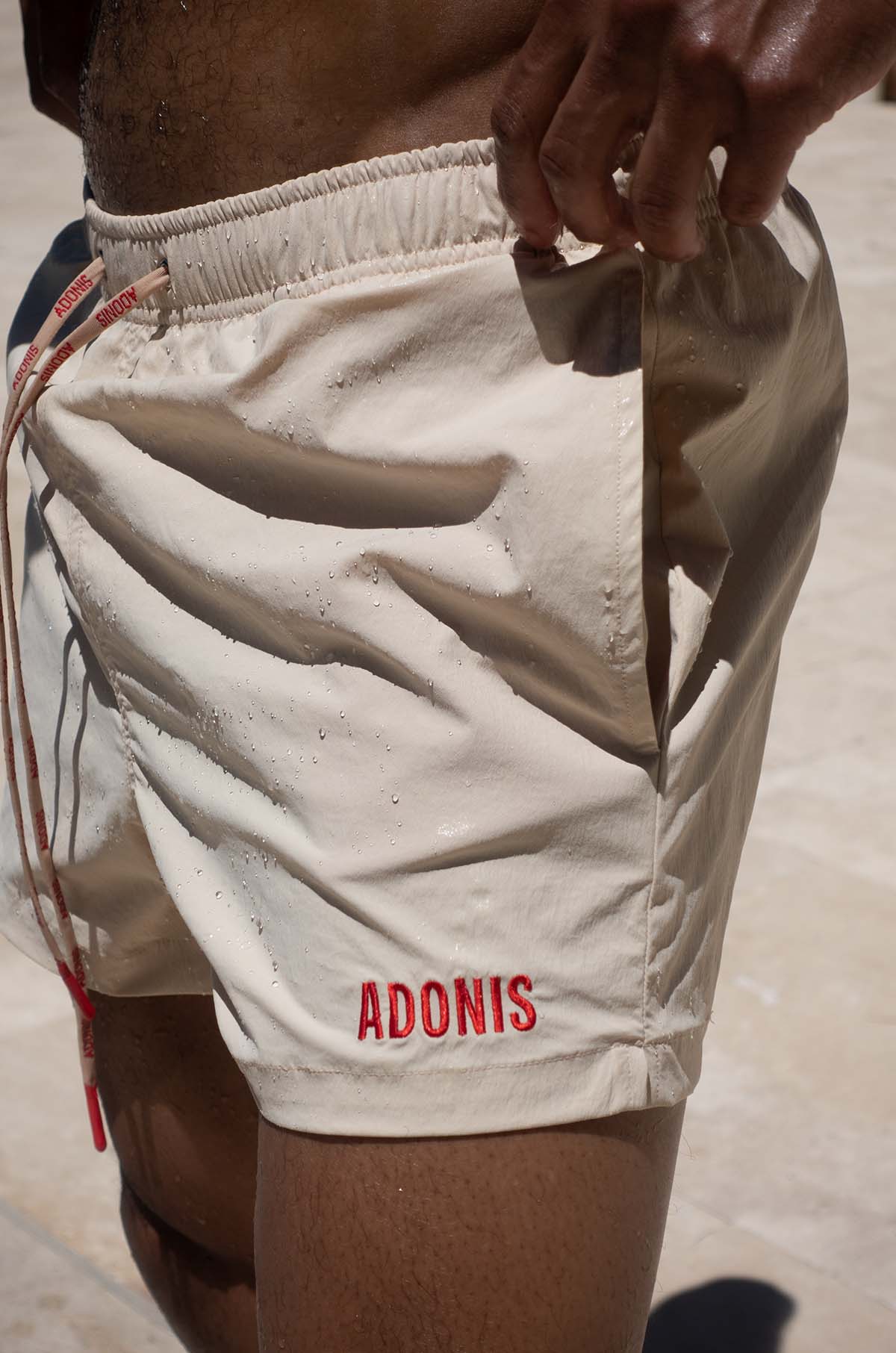 Adonis by Kyhry Men's Sandstone Swim Shorts