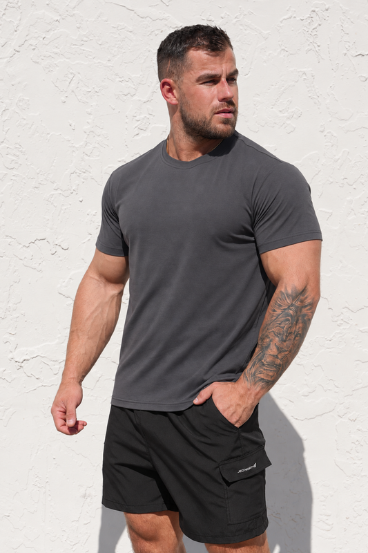 Jed North Men's Athletic Training Tee - Gray