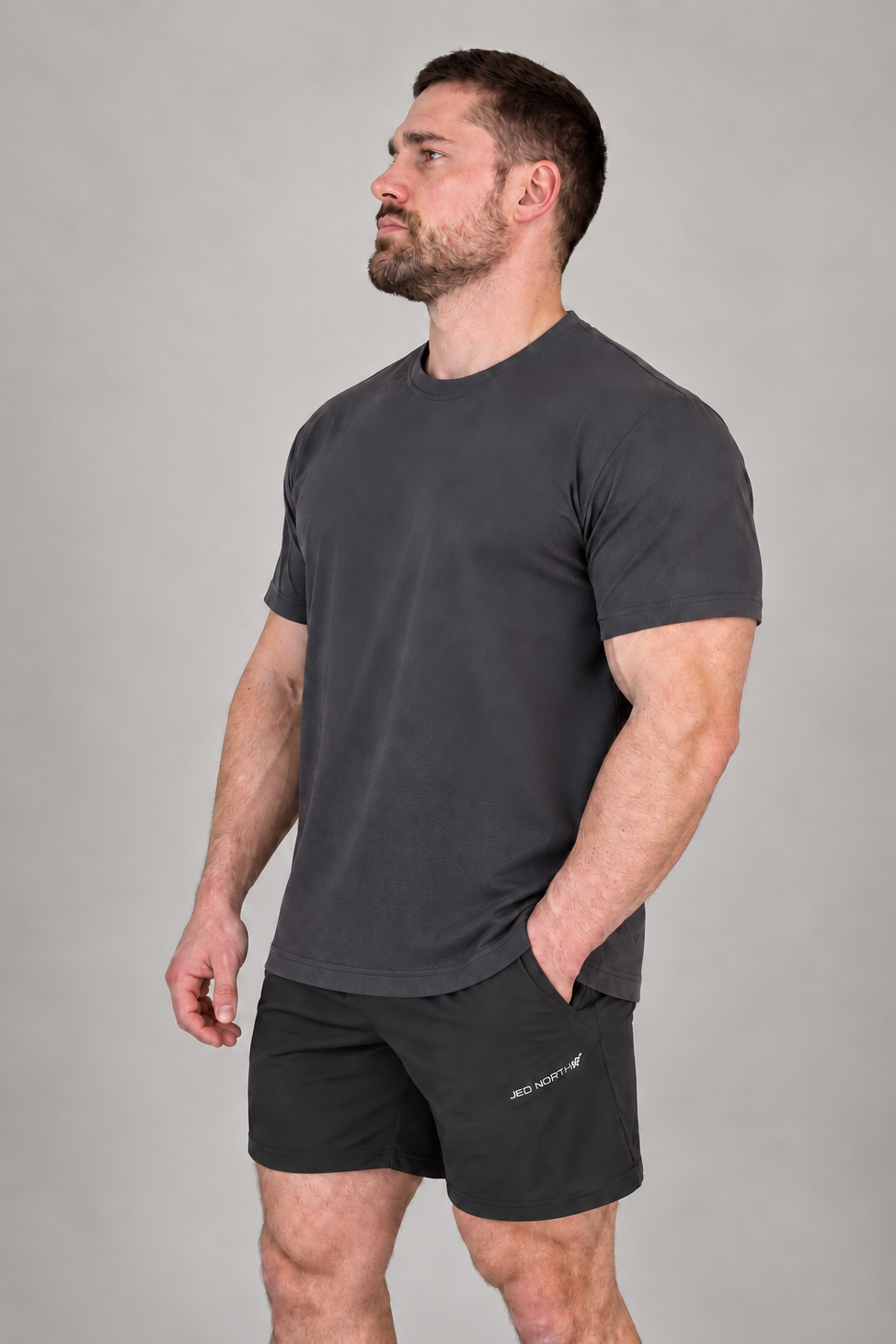 Jed North Men's Athletic Training Tee - Gray
