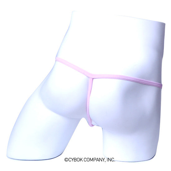 Pink seamless thong underwear with thin design from metromalewear perfect scene string 2014 02 collection