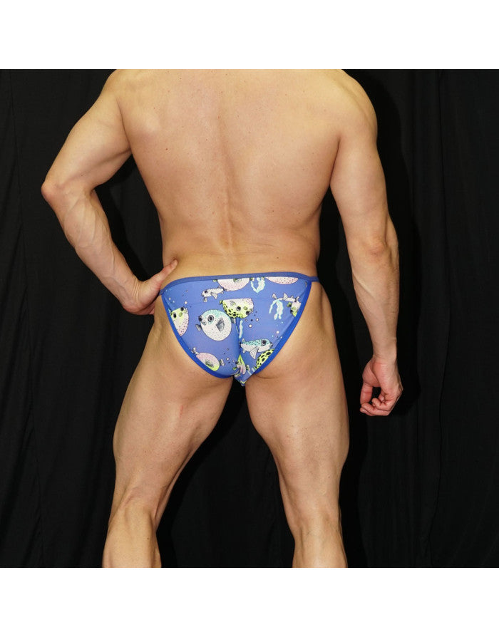 Arroyman Men's CREY Marine Print Bikini Swimwear CRY10M