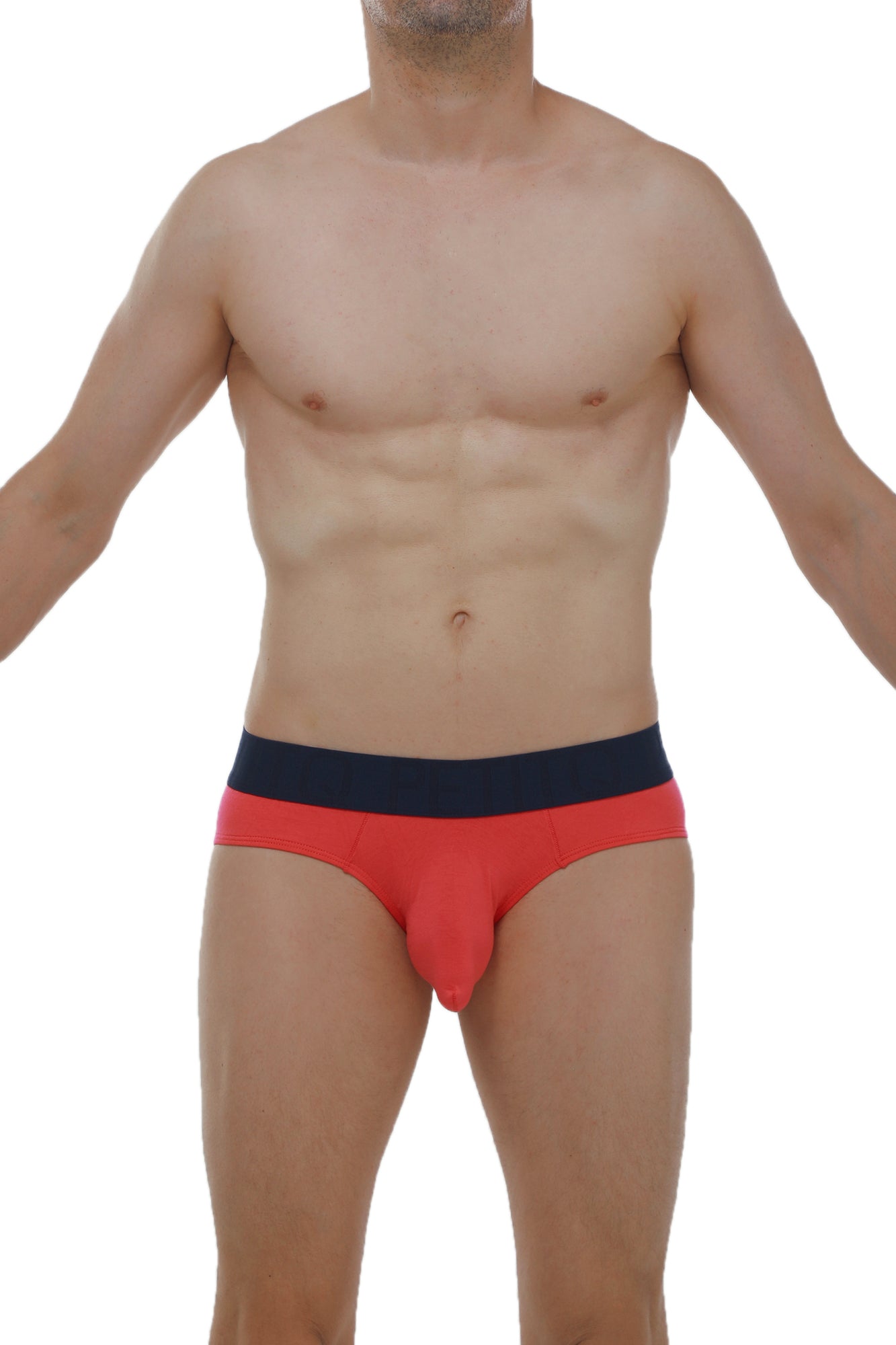 Brief hang modal fuchsia snug fit briefs in red and navy blue made from soft modal fabric for comfortable wear