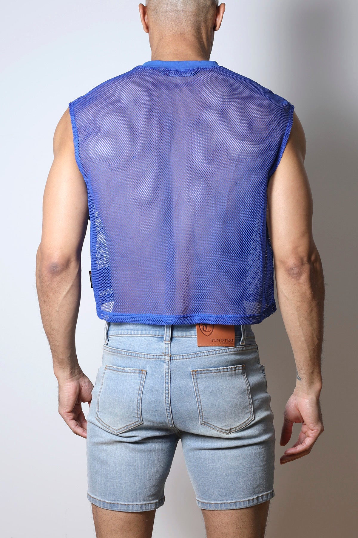 CellBlock 13 Field Goal 13 Mesh Muscle Tee - Blue