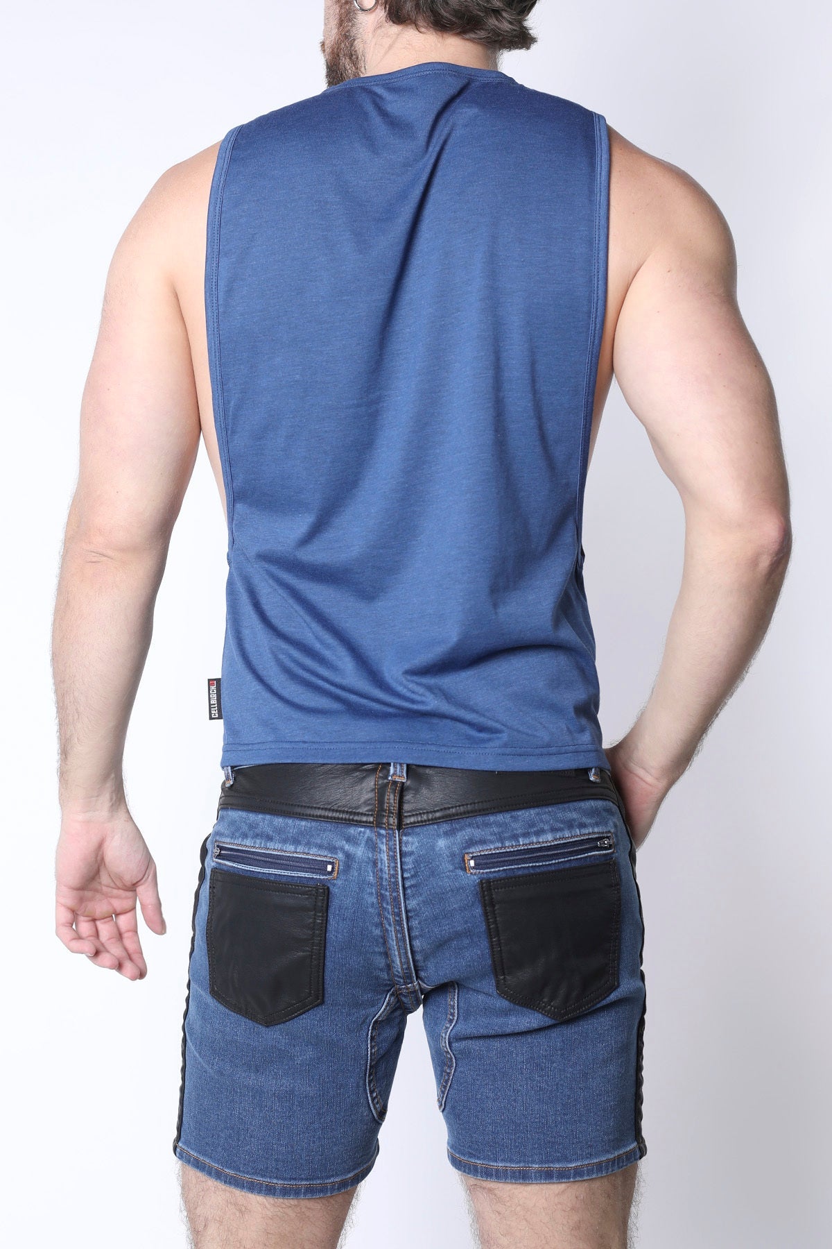 CellBlock 13 Field Goal 13 Muscle Tank - Blue