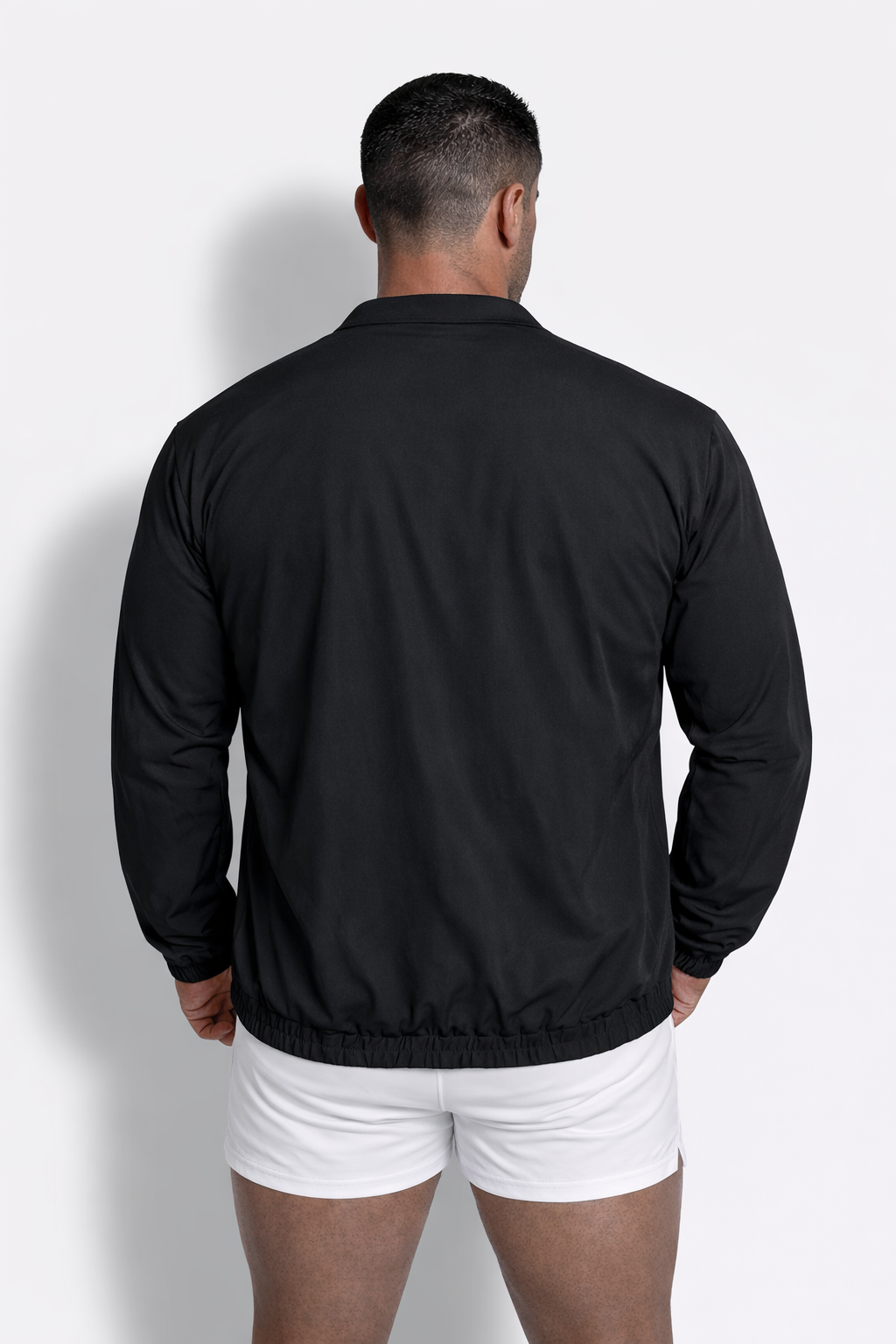 Jed North Men's Premium Athletic Training Jacket - Black