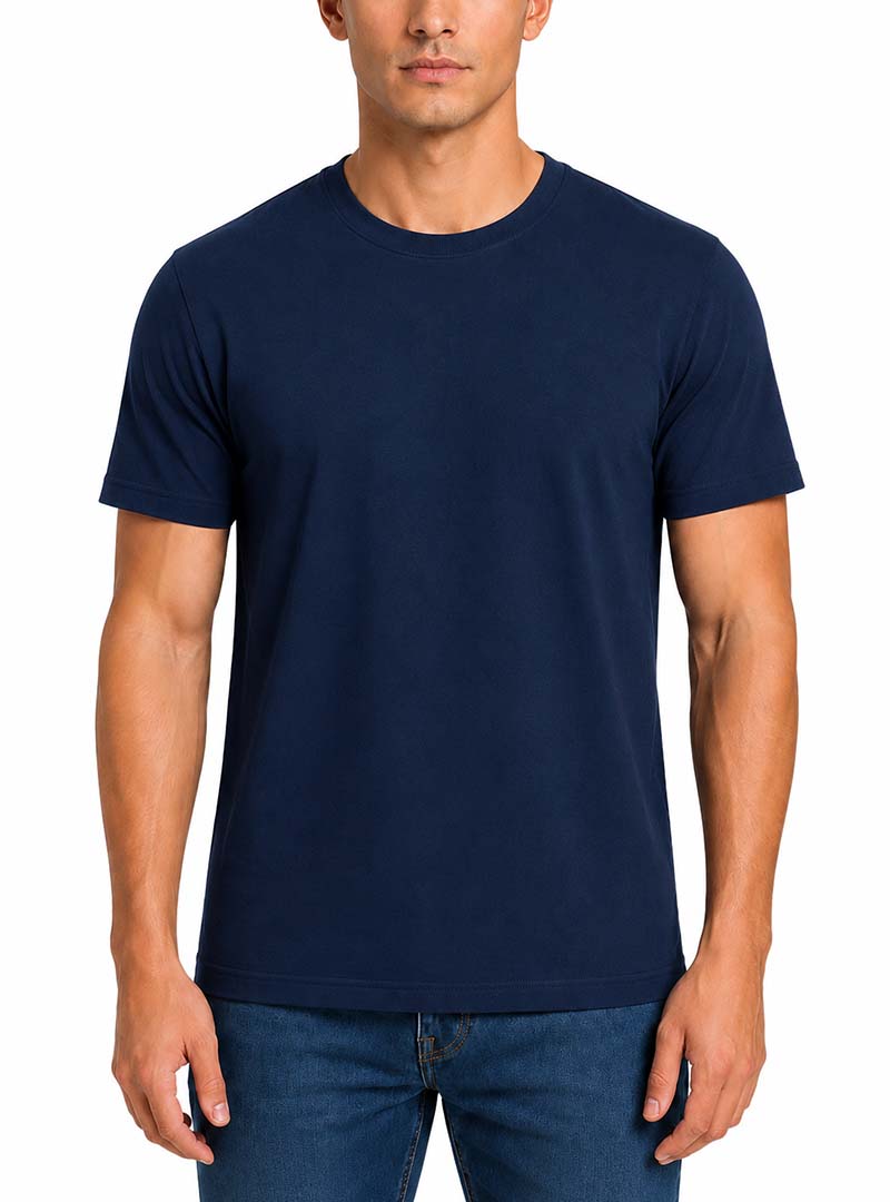 T-shirt classique à col rond pour homme grande taille Players