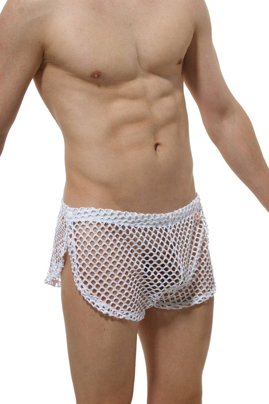PetitQ Short Snap PetitQ Fishnet White