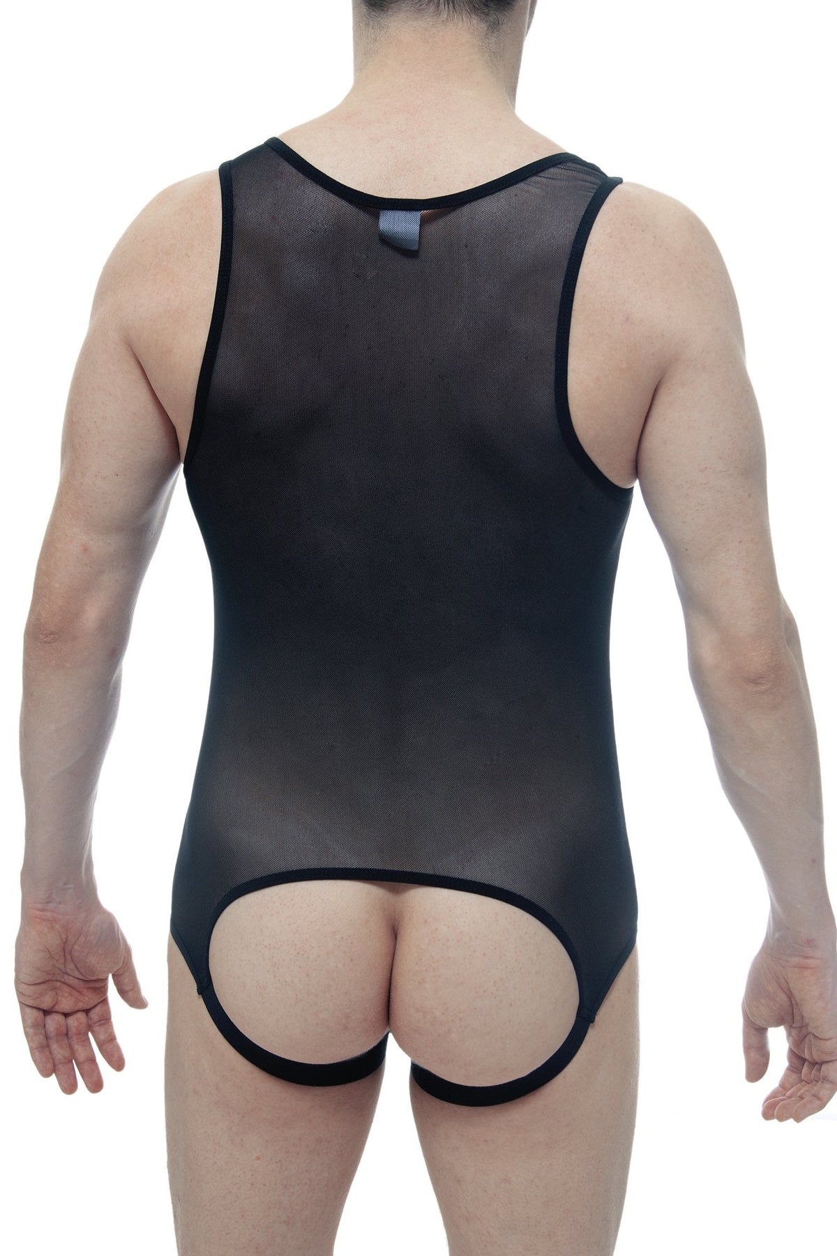 PetitQ Men's Body jockstrap Net Black