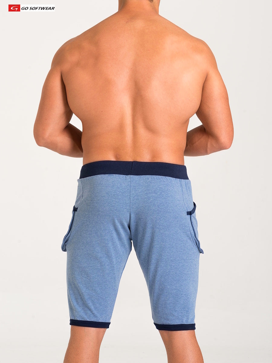 Go Softwear 4954 Herren California Bliss Yoga-Short - Hell-Denim