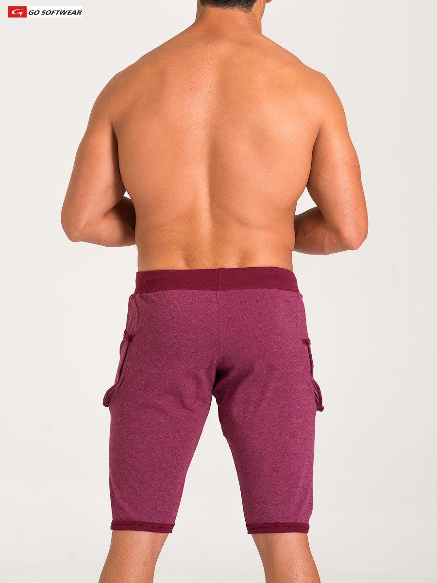 Go Softwear 4954 Herren California Bliss Yoga-Short - Kastanienbraun