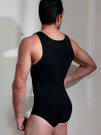 Doreanse sleeveless button down bodysuit black 5001 size m in black seamless form-fitting tank top with rounded neckline