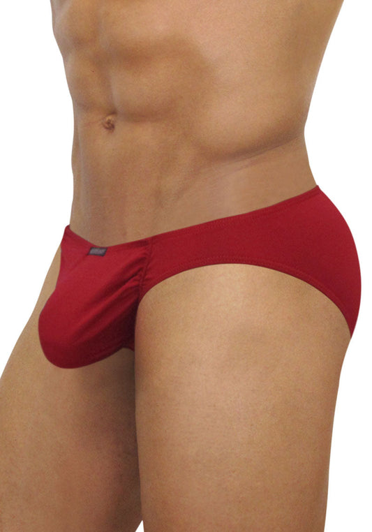 Red ergowear feel modal bikini underwear scarlet ew0803 esfe01s with smooth fit and brand tag on waistband