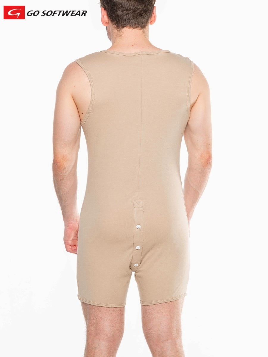 Go Softwear 4718 Herren Lumber Jack Einteiler mit offenem Rücken - Pebble Tan