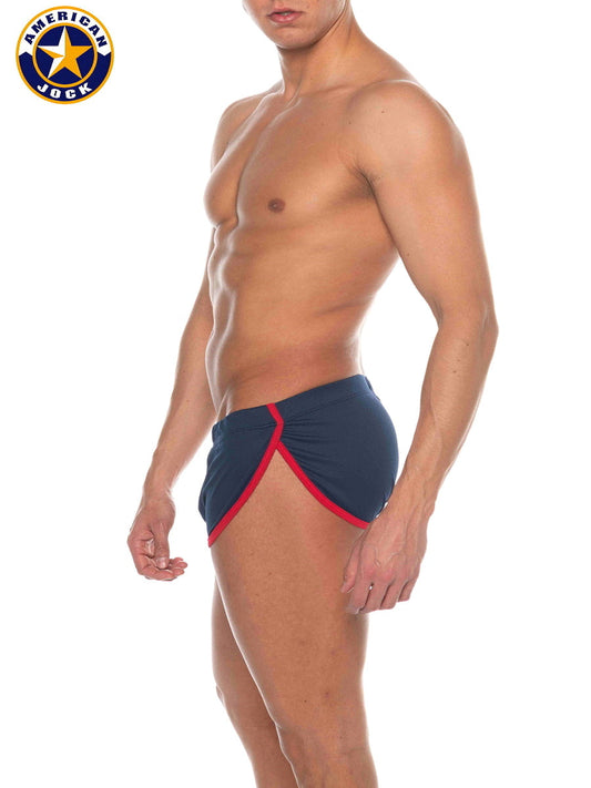AMERICAN JOCK 8206 Herren Phys Ed Cool Down Short - Navy