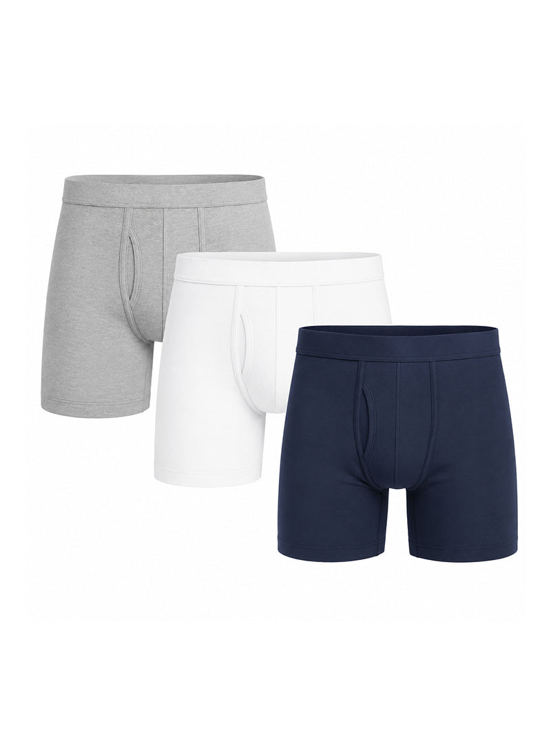 Lot de 3 caleçons boxers en coton pour homme grande taille Players