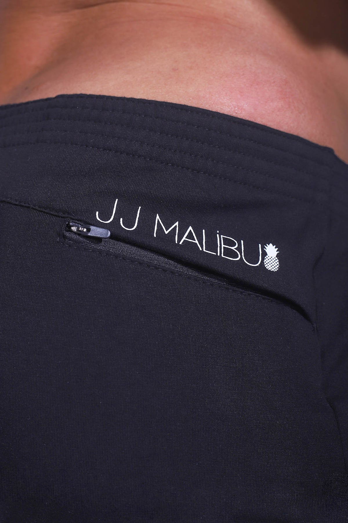 JJ Malibu Men's Stretch-It 2" Short Shorts - Midnight Black
