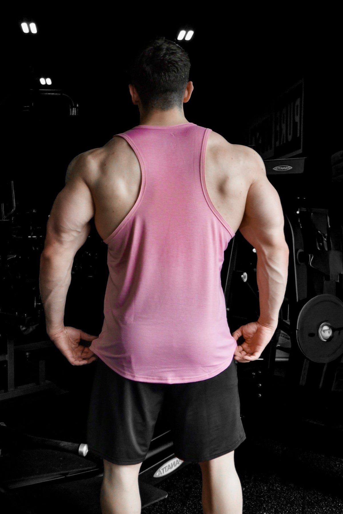 Jed North Men's Vital Raw-Hem Tank Top 2.0 - Salmon Pink