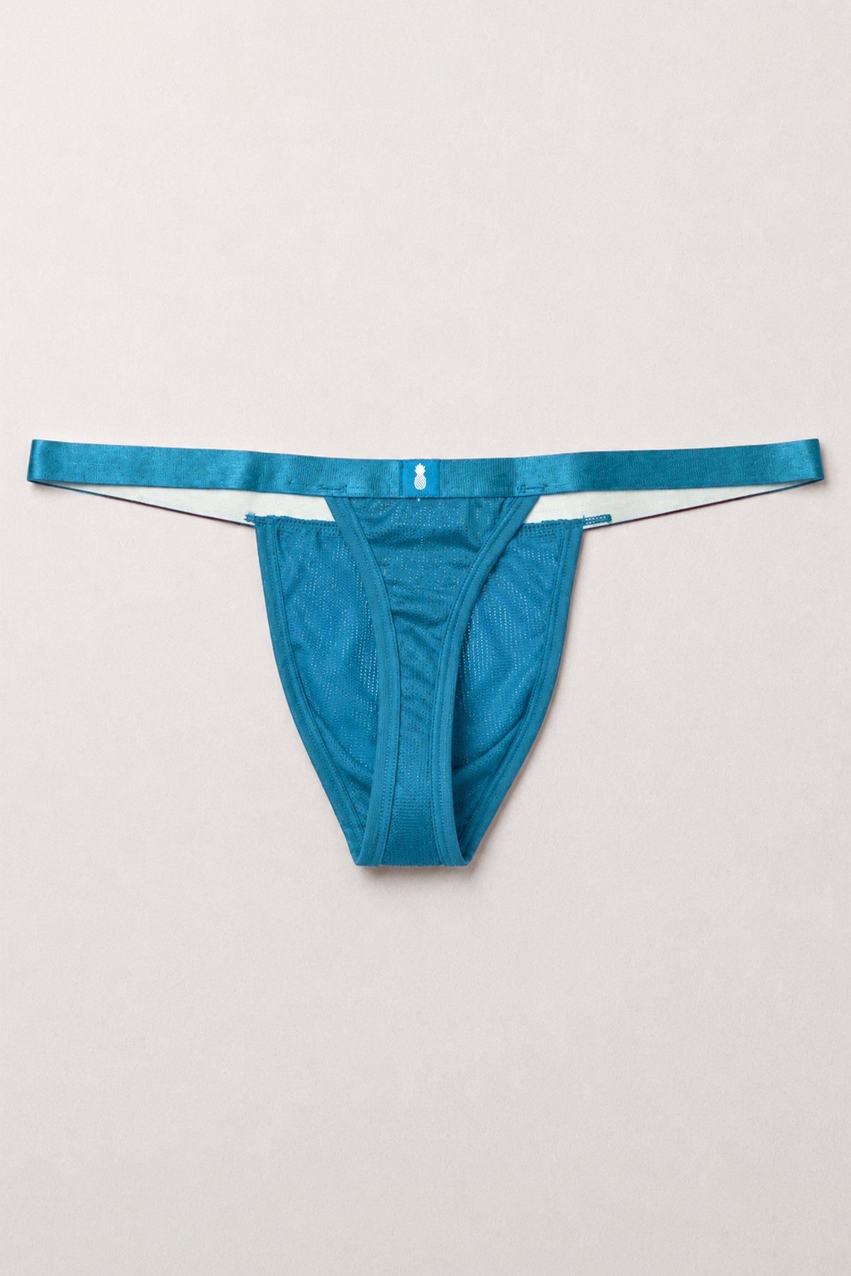 JJ Malibu Men's Now-or-Never Mesh Thong - Bold Blue