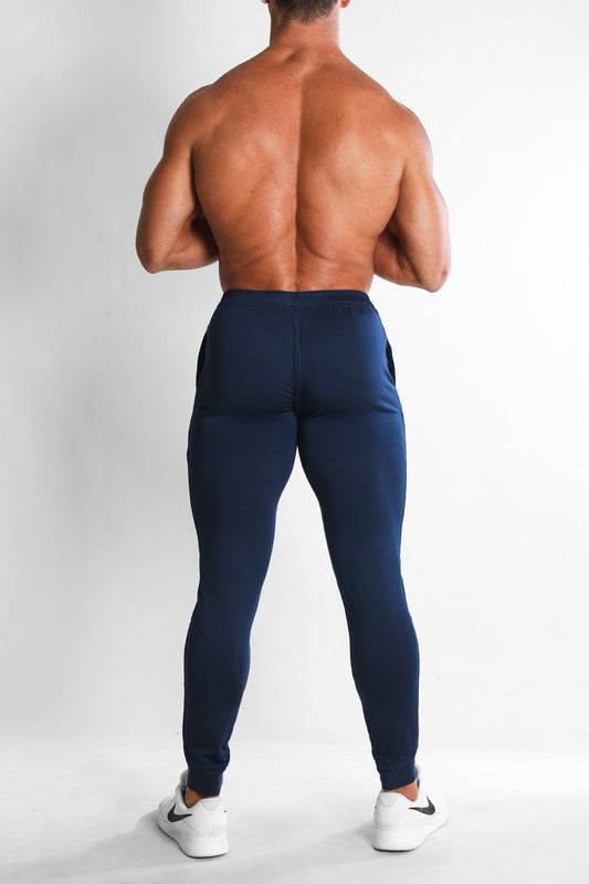 JJ Malibu Men's Peek-A-Boo Joggers - Navy