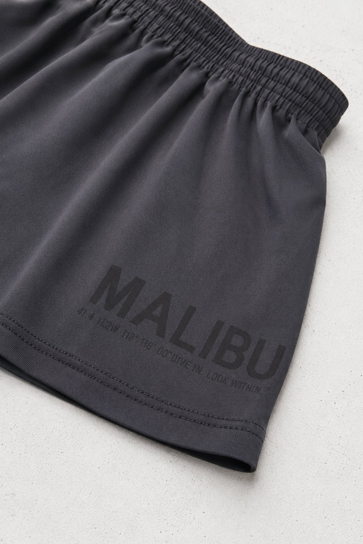 JJ Malibu Men's Stretch-It 2" Athletic Short Shorts - Slate Gray