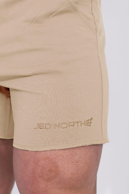 Jed North Men's Motion 5'' Varsity Sweat Shorts - Khaki