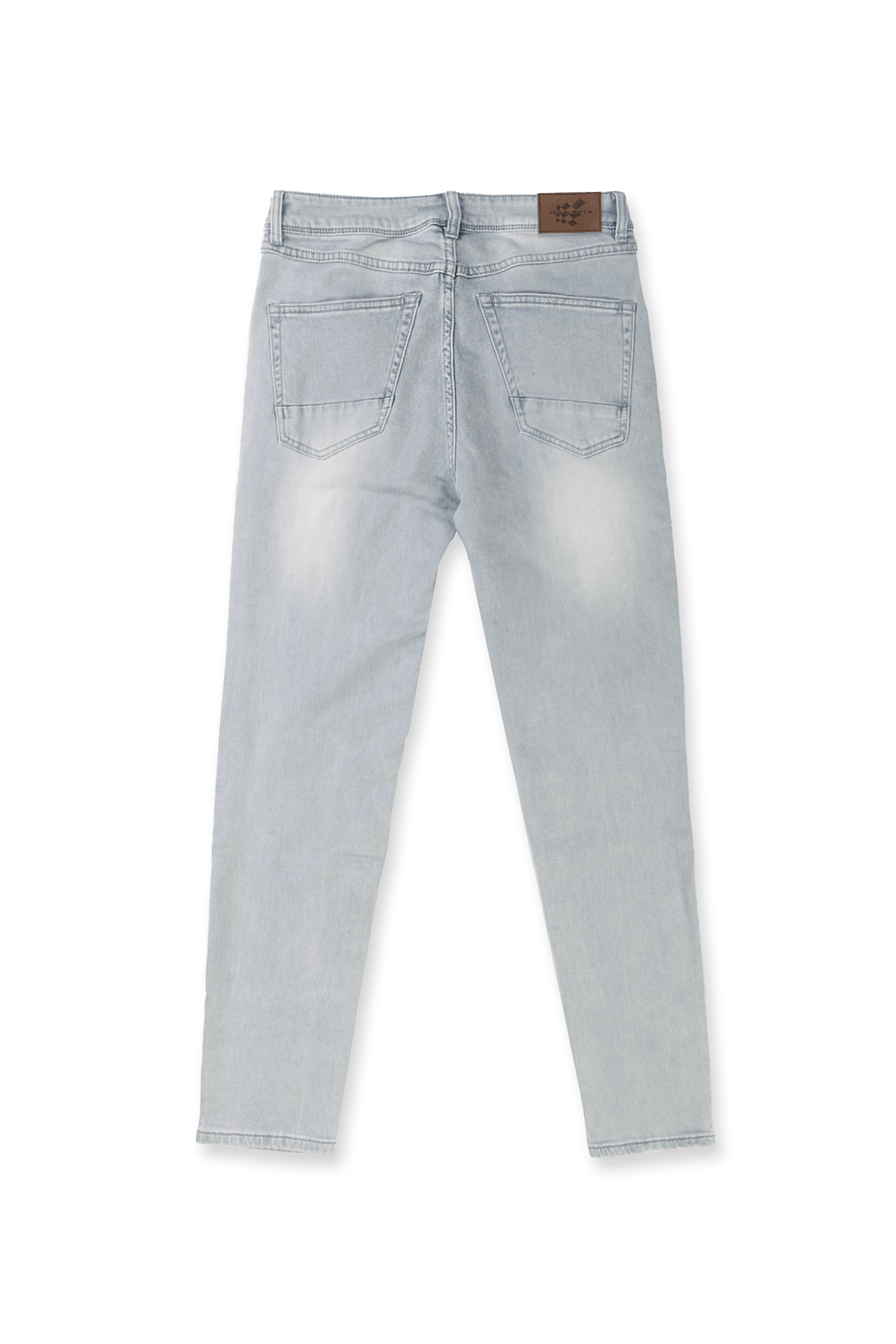 Jed North Men's Men's Premium Fitted Stretchy Jeans - Faded Light Blue