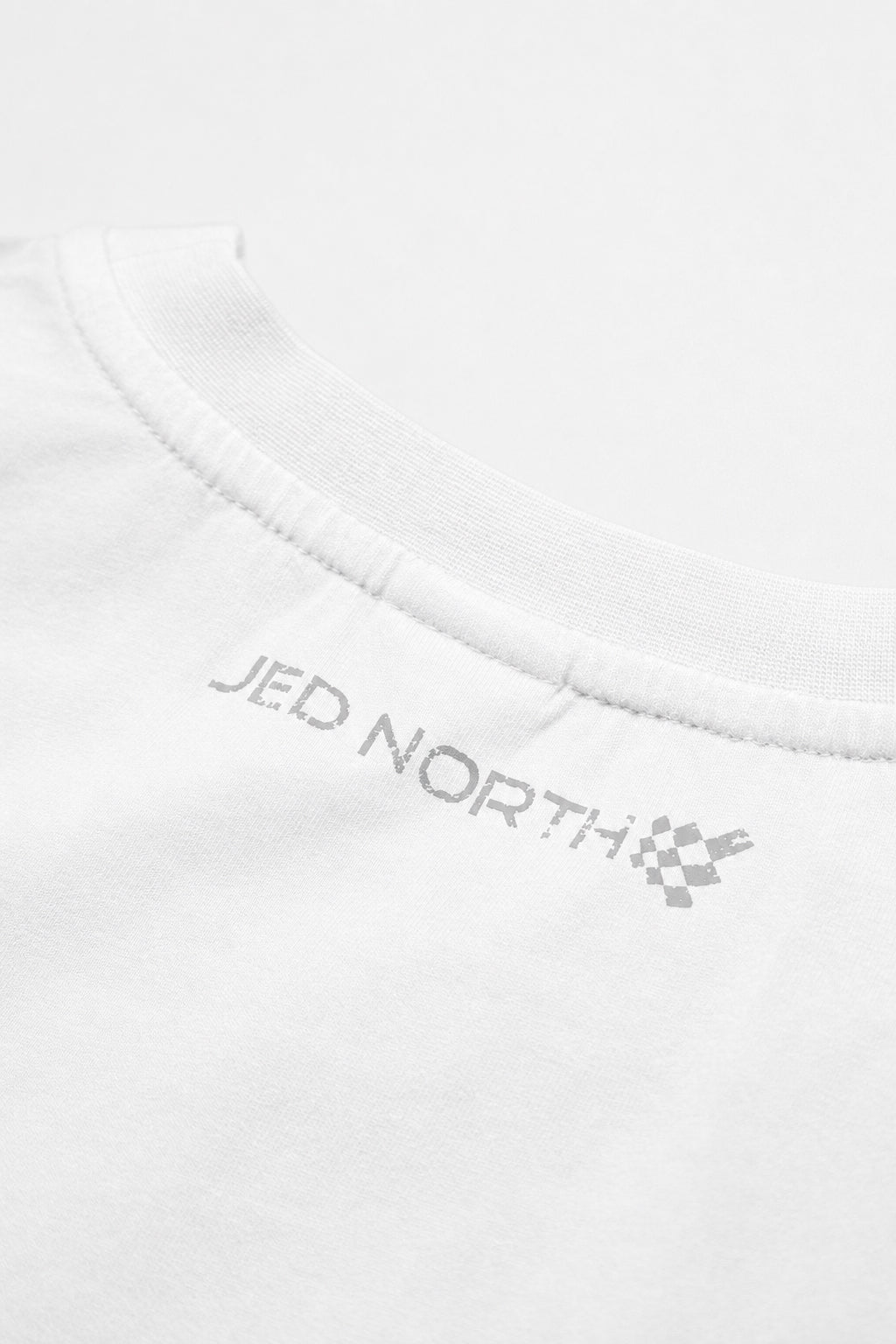 Jed North Men's Retro Oversized Muscle Tee - Washed White