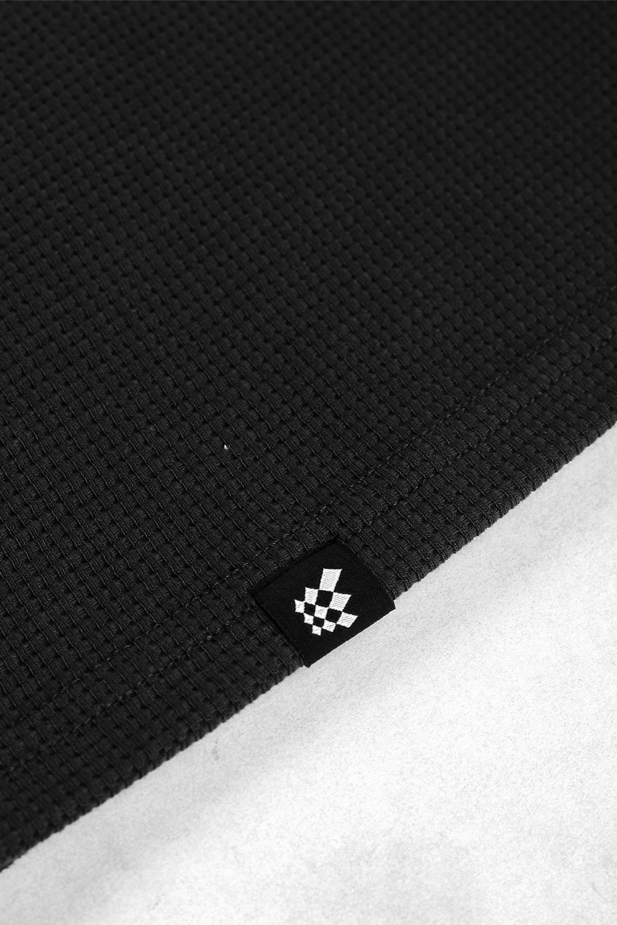 Jed North Men's Waffle Henley T-Shirt - Black