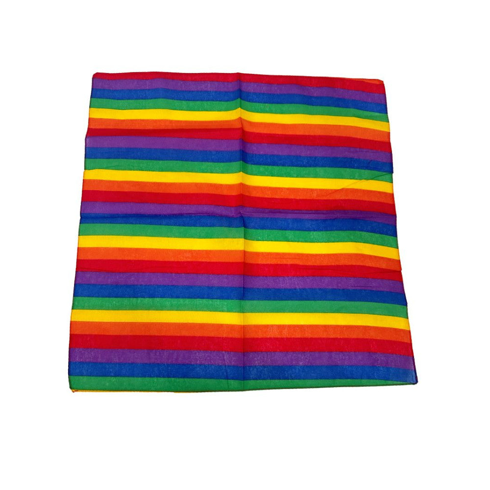 KBW Global Regenbogen-gestreiftes Bandana